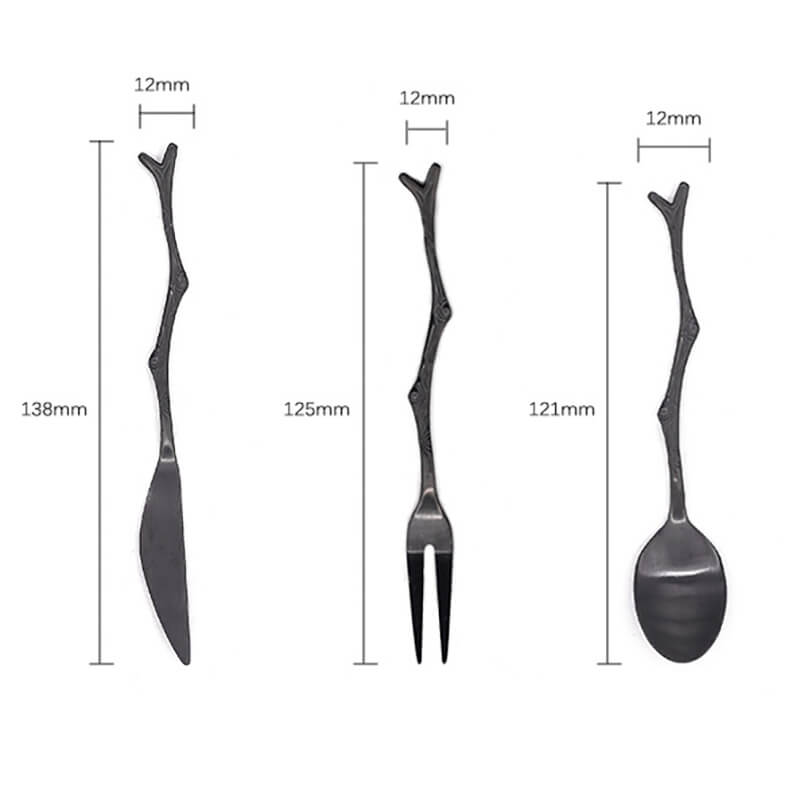 Twig Stainless Steel Dessert Spoon