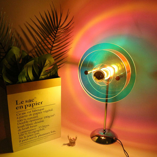 UFO Colorful Sunset Atmosphere Table Lamp