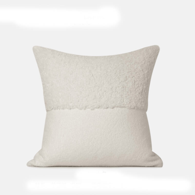 Velvet Pure Color Throw Pillow Cover