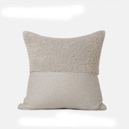 Velvet Pure Color Throw Pillow Cover