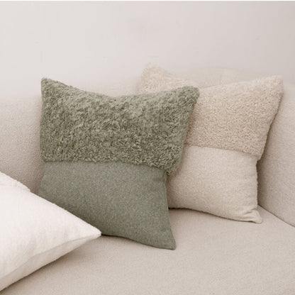 Velvet Pure Color Throw Pillow Cover