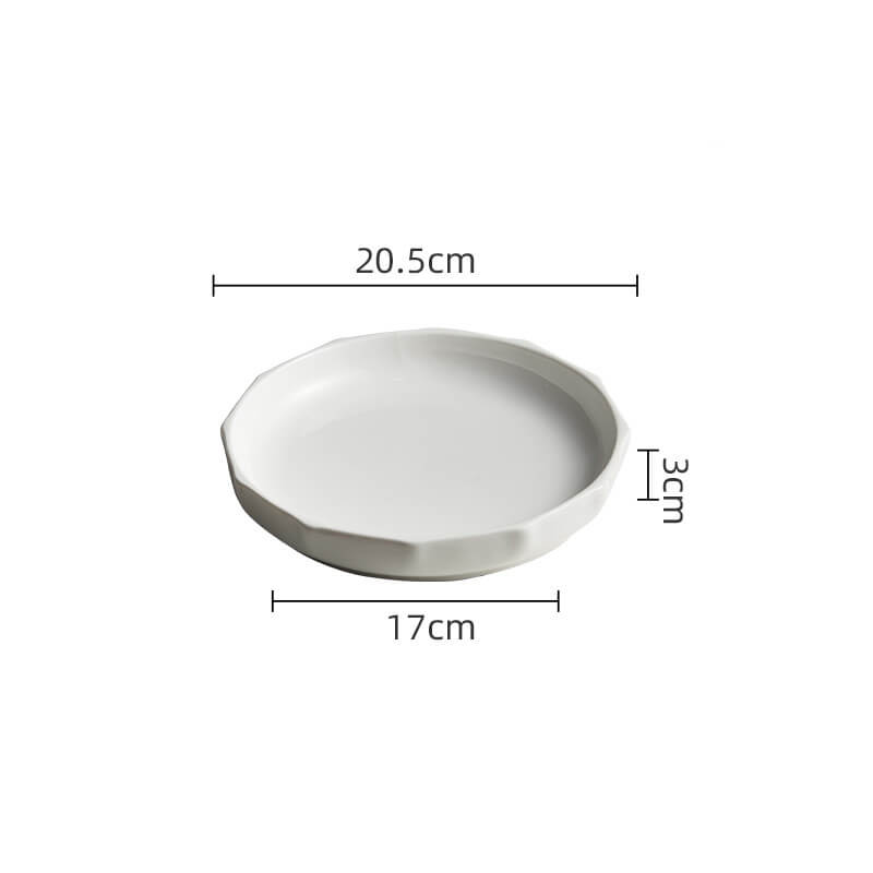 Vertical Ceramic Soup Plate