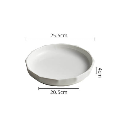 Vertical Ceramic Soup Plate