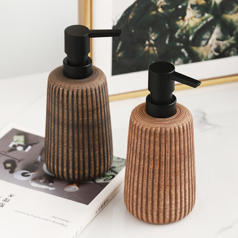 Vertical Stripe Lotion Bottle