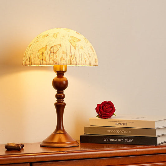 Vintage Butterfly Print Table Lamp