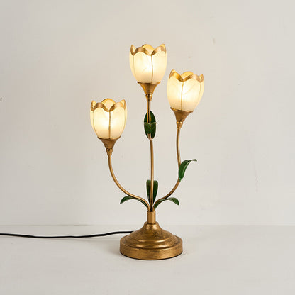 Vintage Creative Floral Table Lamp