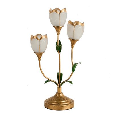 Vintage Creative Floral Table Lamp