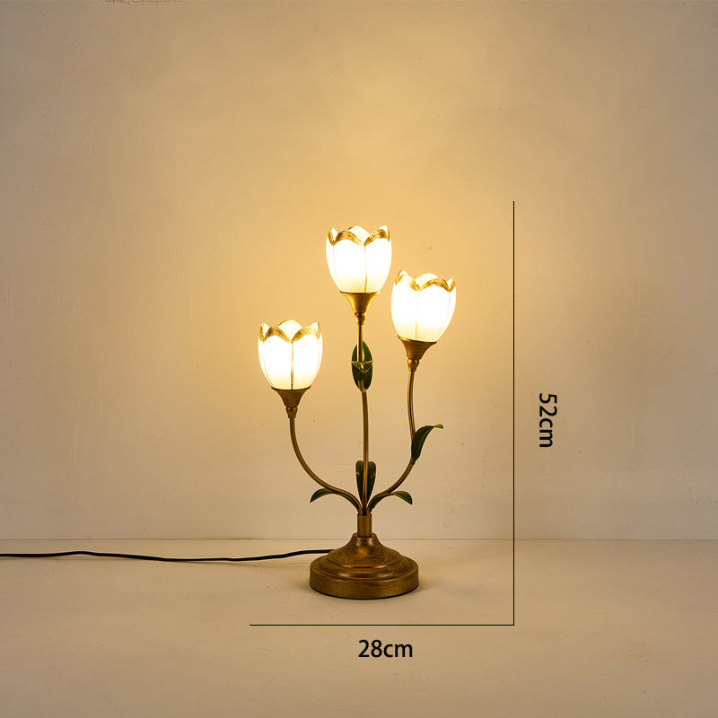 Vintage Creative Floral Table Lamp