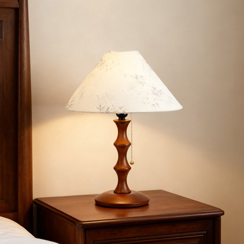 Vintage Fabric Home Decor Table Lamp