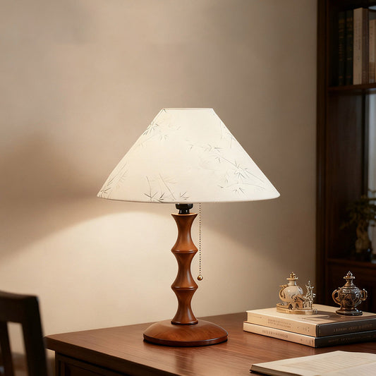 Vintage Fabric Home Decor Table Lamp