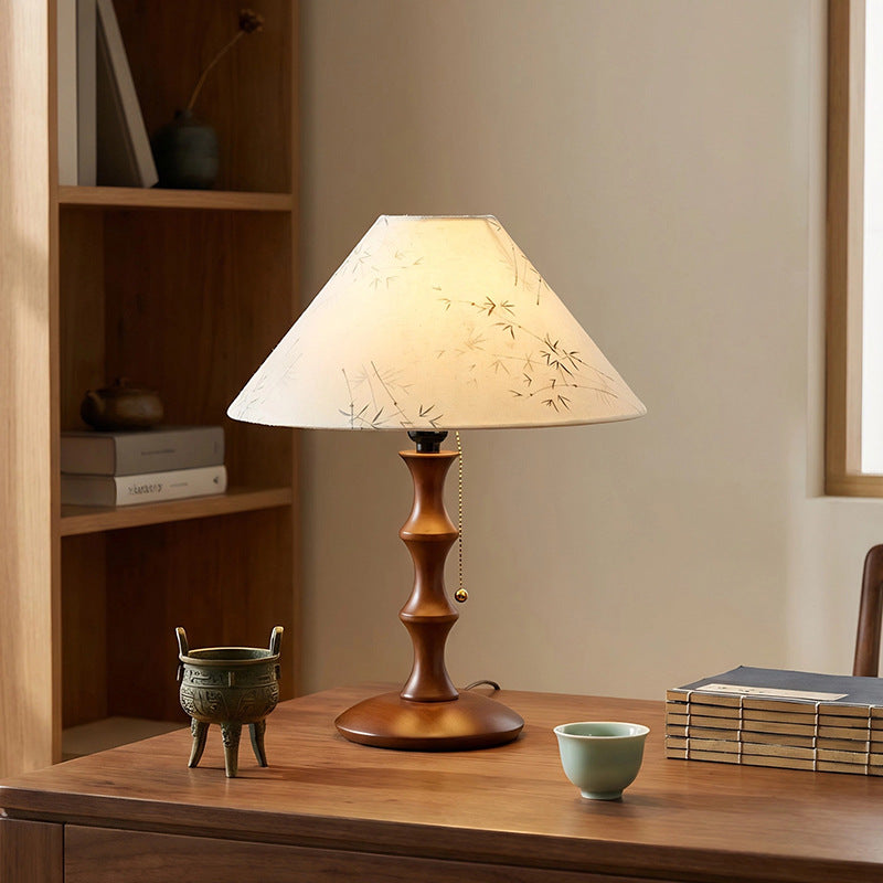 Vintage Fabric Home Decor Table Lamp