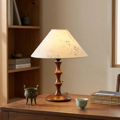 Vintage Fabric Home Decor Table Lamp