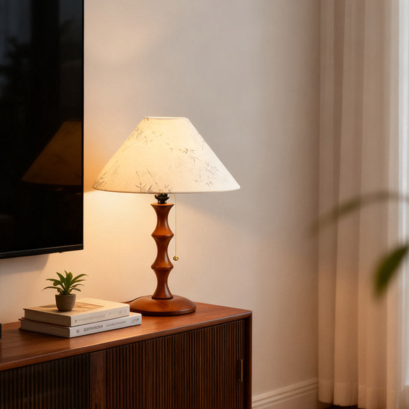 Vintage Fabric Home Decor Table Lamp