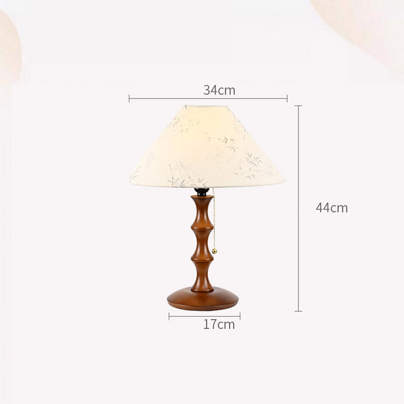 Vintage Fabric Home Decor Table Lamp