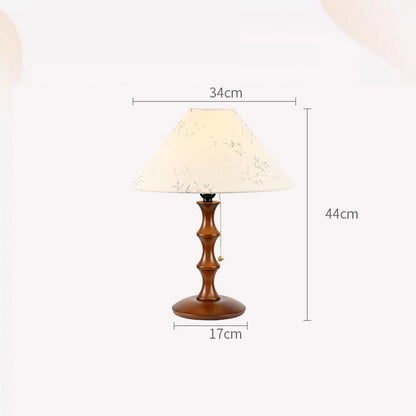 Vintage Fabric Home Decor Table Lamp