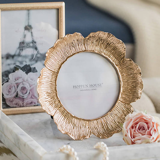 Vintage Blumen-Fotorahmen