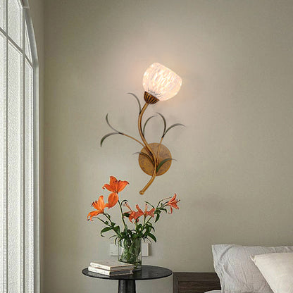 Vintage Flower Wall Lamp