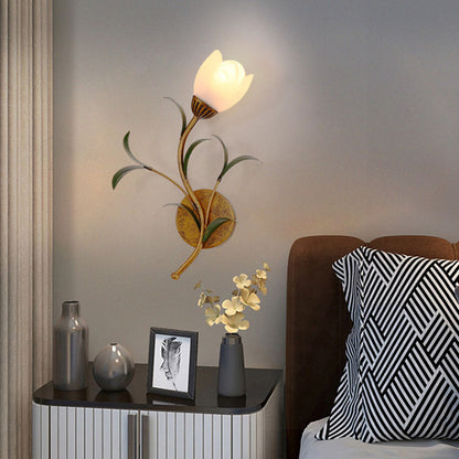 Vintage Flower Wall Lamp