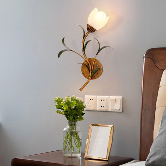Vintage Flower Wall Lamp
