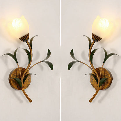 Vintage Flower Wall Lamp