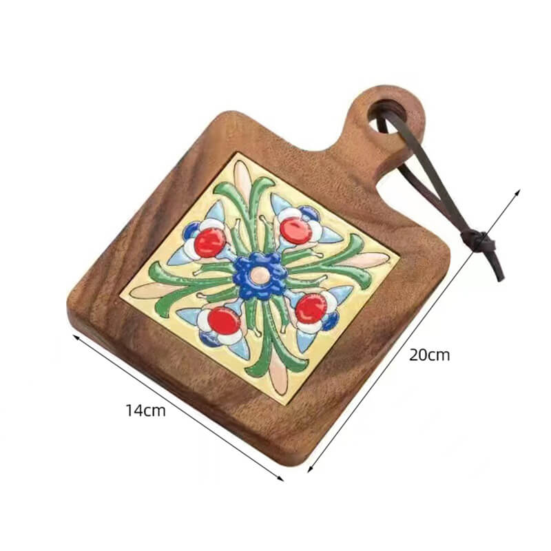 Vintage Pattern Ceramic Placemat