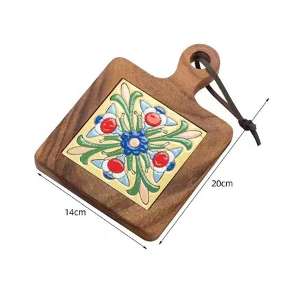 Vintage Pattern Ceramic Placemat