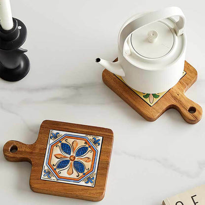 Vintage Pattern Ceramic Placemat