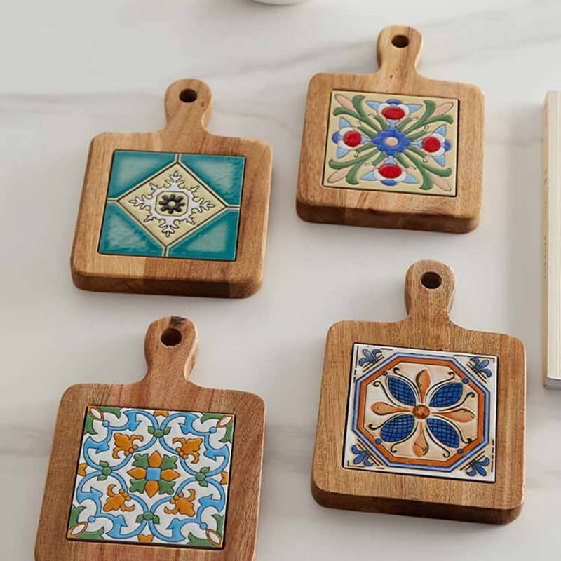 Vintage Pattern Ceramic Placemat