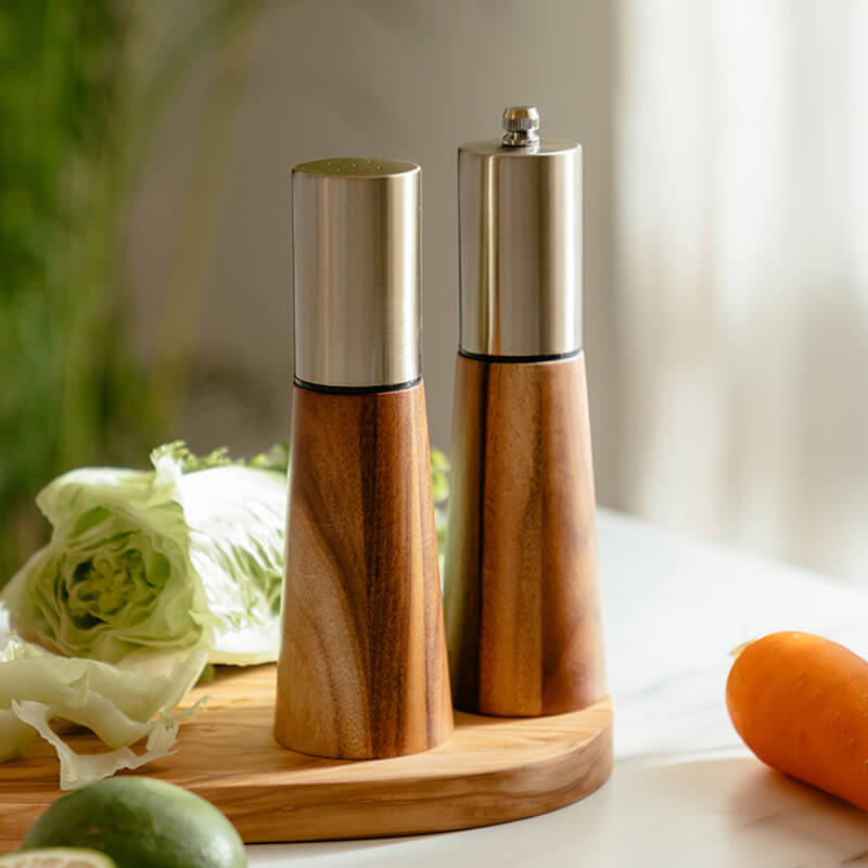 Vintage Wooden Pepper Grinder