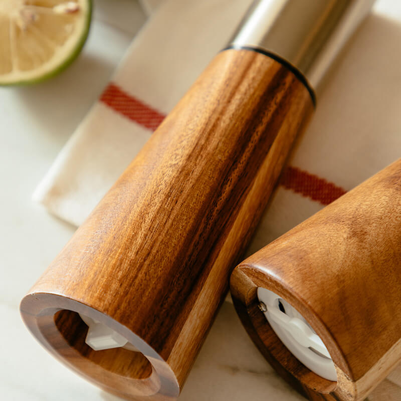 Vintage Wooden Pepper Grinder