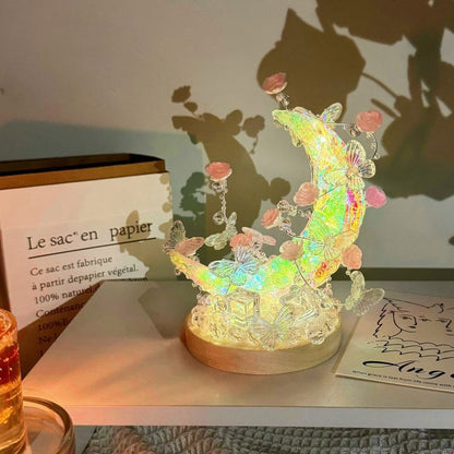 Moon Butterfly Night Light