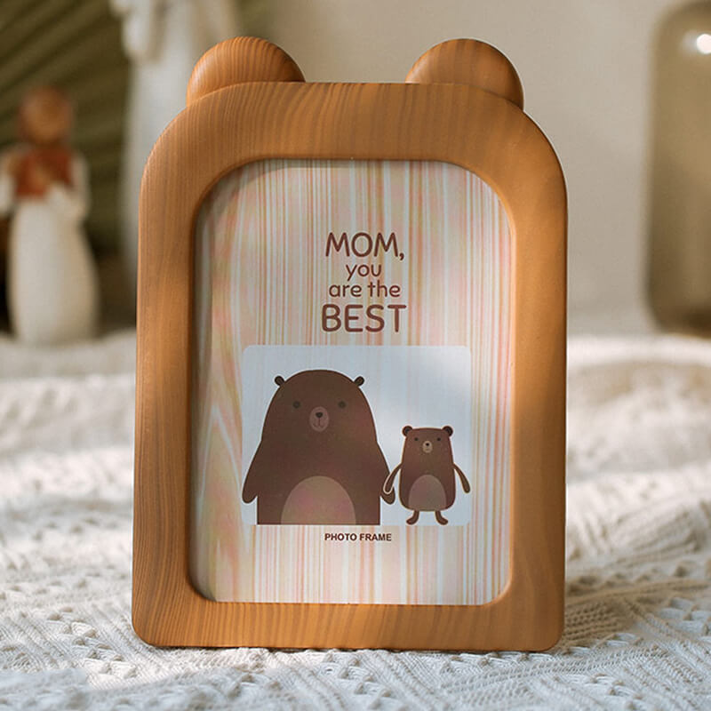 Wooden Animal Shape Photo Frame