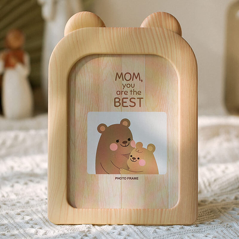 Wooden Animal Shape Photo Frame