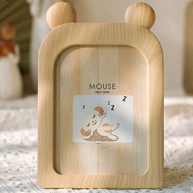 Wooden Animal Shape Photo Frame