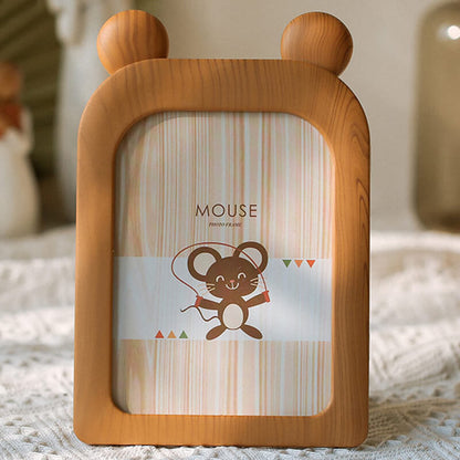 Wooden Animal Shape Photo Frame