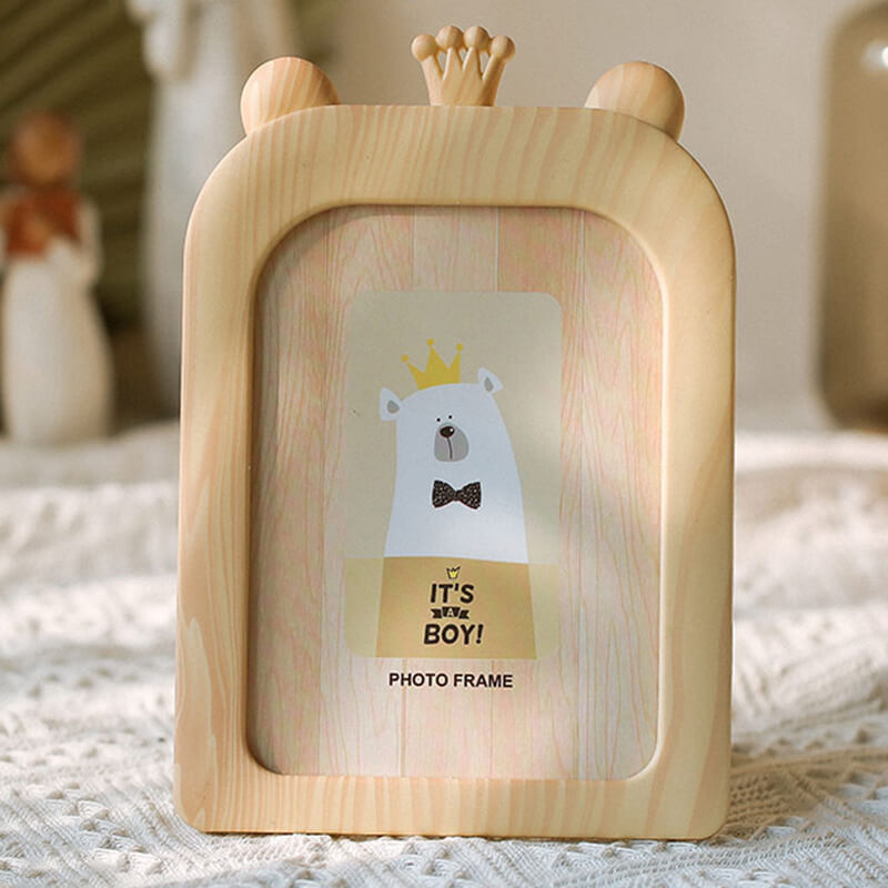 Wooden Animal Shape Photo Frame