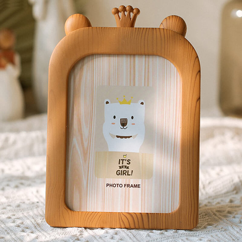 Wooden Animal Shape Photo Frame