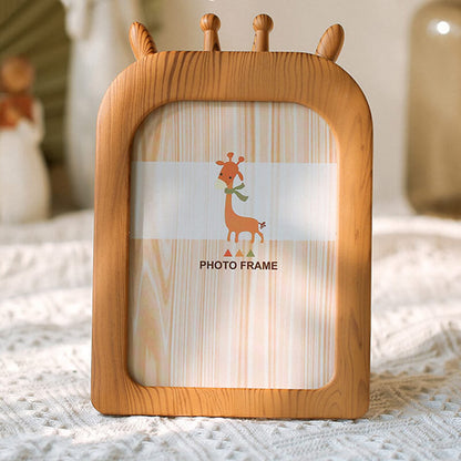 Wooden Animal Shape Photo Frame