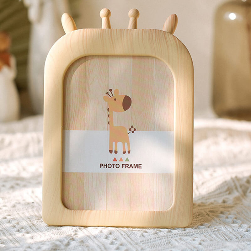 Wooden Animal Shape Photo Frame