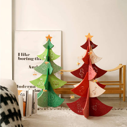 Wooden Stitching Christmas Tree