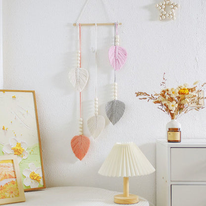 Woven Leaf Wall Hanging