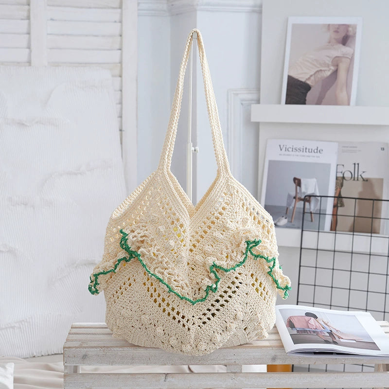 Woven Openwork Beach Vacation Bag