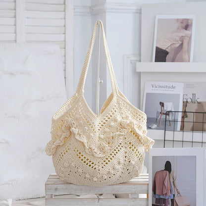 Woven Openwork Beach Vacation Bag