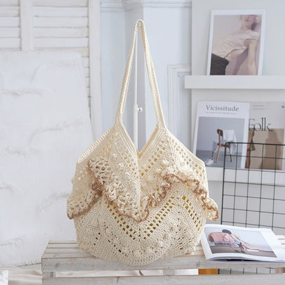 Woven Openwork Beach Vacation Bag