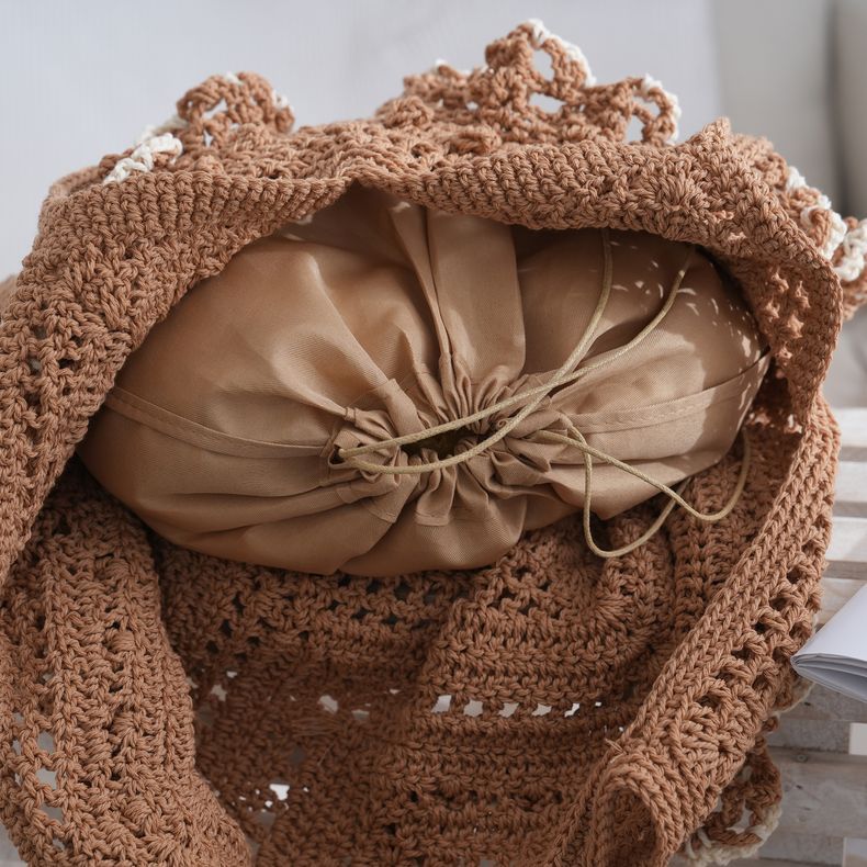 Woven Openwork Beach Vacation Bag