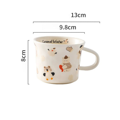 Cute Cartoon Ceramic Coffee Mug