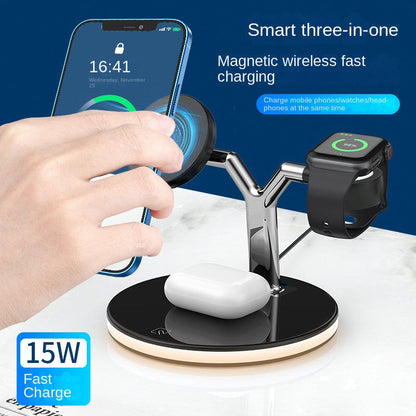 Magnetic Mobile Phone 3 in 1 Wireless Charger