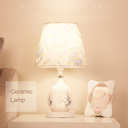 Blue And White Porcelain Ceramic Table Lamp