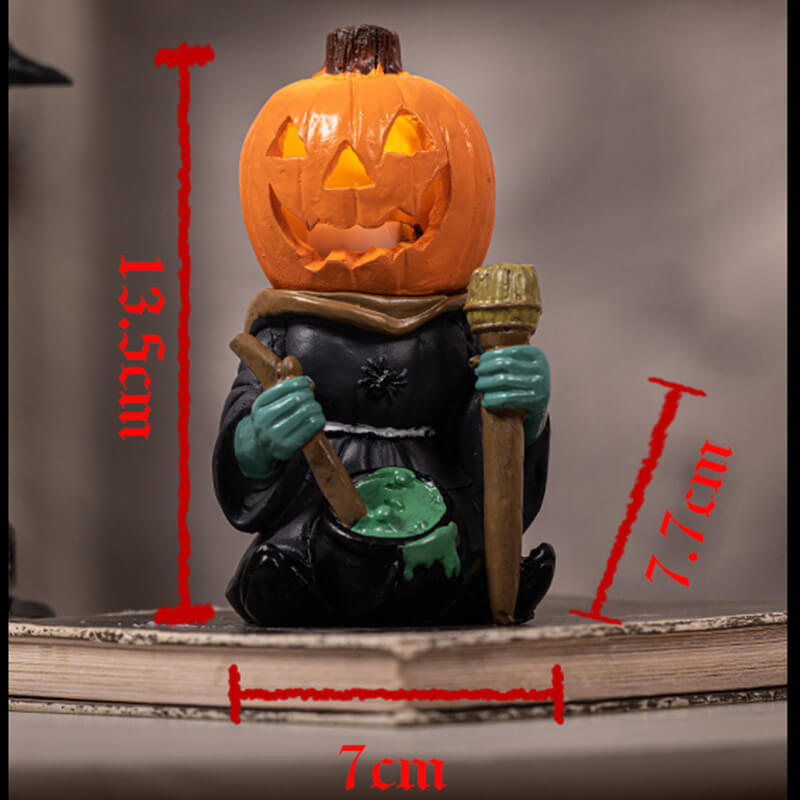 Halloween Knight Pumpkin Lantern Decoration