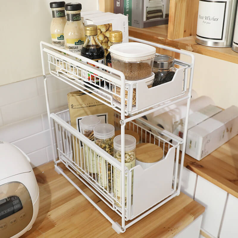 Household Kitchen Storage Iron Rack